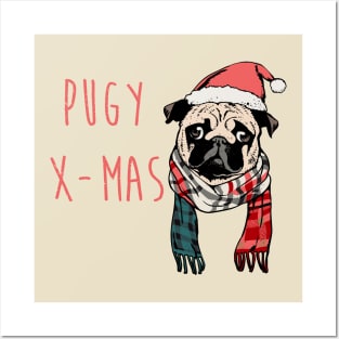 Pugy X-Mas Posters and Art